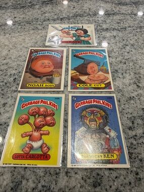 Collectible Garbage Pail Kids Cards - Multicolor